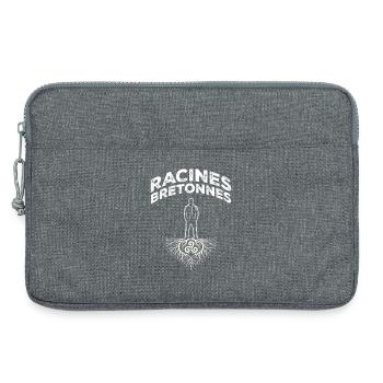 Brittany Breton Roots Triskell Identity - Laptop bag 13" - heather grey - Front