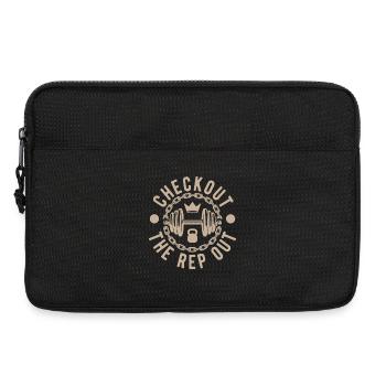 Motivation fitness Bodybuilder Découvrez The Rap - Sacoche pour ordinateur portable 13 pouces - noir - Devant