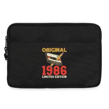 1986 40e Anniversaire 40 ans Original Vintage - Sacoche pour ordinateur portable 13 pouces - noir - Devant