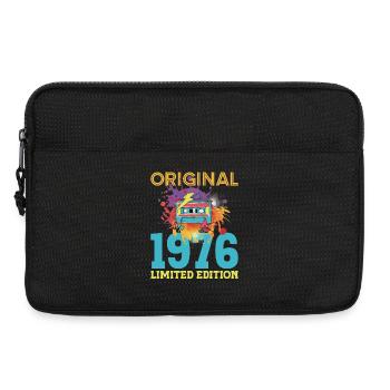 50 Year Anniversary 1976 Retro Vintage Cassette - Laptop bag 13" - black - Front