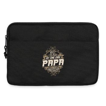 Docteur, papa - Sacoche pour ordinateur portable 13 pouces - noir - Devant