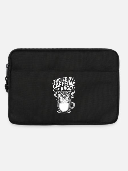 Coffee Sayings Caffeine Funny Coffee Gift - Laptop bag 13" - black