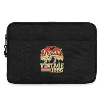 Original 1956 Vintage Vintage Birthday Retro - Laptop bag 13" - black - Front