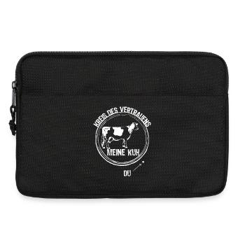 Kreis des Vertrauens – Meine Kuh - Landwirt - Laptoptasche 13" - Schwarz - Vorne