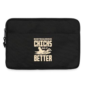 Surfen Surfboarder Bodyboarder - Laptoptasche 13" - Schwarz - Vorne