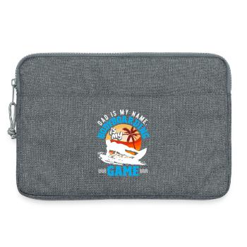 Surfen Surfboarder Bodyboarder - Laptoptasche 13" - Grau meliert - Vorne