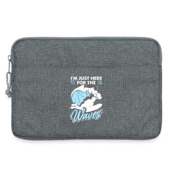 Surfen Surfboarder Bodyboarder - Laptoptasche 13" - Grau meliert - Vorne