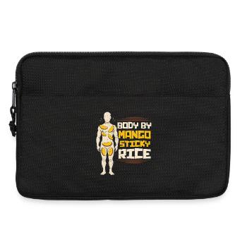 Mango Sticky Rice - Laptop bag 13" - black - Front