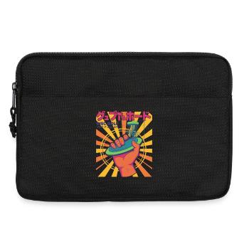 Disc Golf Grip It And Rip It Flying Disc Fun - Laptop bag 13" - black - Front