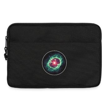Astronomische Weltraum-Nebelschale - Laptoptasche 13" - Schwarz - Vorne