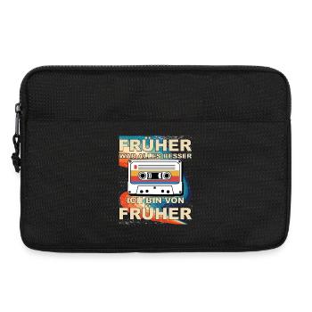 Everything was better in the past - I'm from before - Laptop bag 13" - black - Front