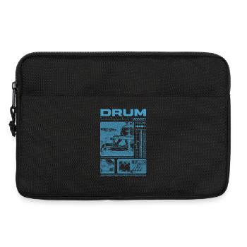 Rock-Schlagzeuger, Trommelspieler, Streetwear - Laptoptasche 13" - Schwarz - Vorne