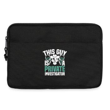  Private Detective Costume Guard Uniform Private - Laptop bag 13" - black - Front