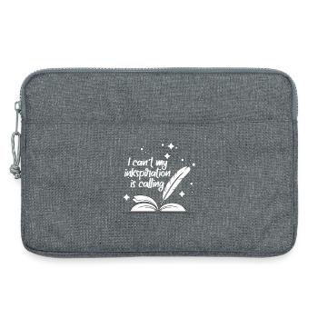 Poetry Slam Tintenspiration Slam-poesie - Laptoptasche 13" - Grau meliert - Vorne