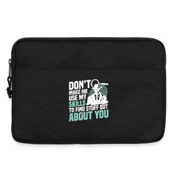  Observation Outfit for Private Investigator - Laptop bag 13" - black - Front