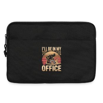  Ill Be In My Office Schreiner Tischler Holzwerker - Laptoptasche 13" - Schwarz - Vorne