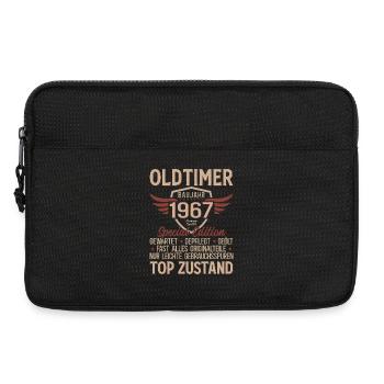 59th Birthday Shirt – Vintage 1967 Vintage Retro - Laptop bag 13" - black - Front