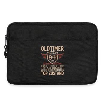 85th Birthday Shirt – Vintage 1941 Vintage Retro - Laptop bag 13" - black - Front