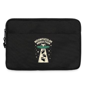 Funny Cat Alien Abduction  - Laptop bag 13" - black - Front