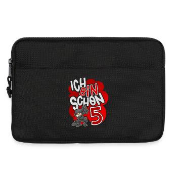 Ninja 5th Birthday - Laptop bag 13" - black - Front