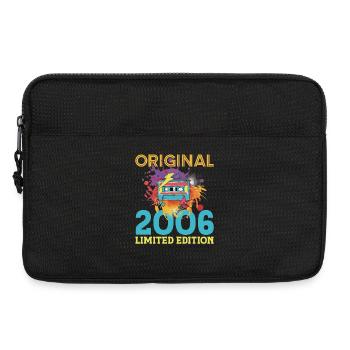 20 Year Anniversary 2006 Retro Vintage Cassette - Laptop bag 13" - black - Front