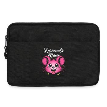 Souris de Carnaval | Déguisement de Big Face - Sacoche pour ordinateur portable 13 pouces - noir - Devant