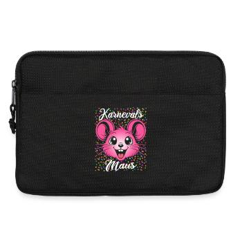 Souris de Carnaval | Femmes en costume partenaires - Sacoche pour ordinateur portable 13 pouces - noir - Devant