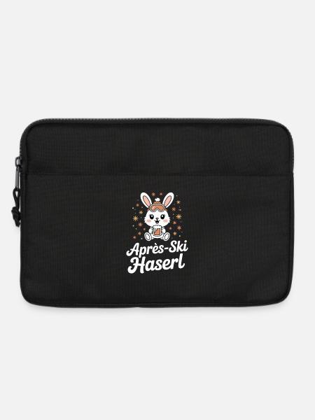 Apres Ski Haserl Hüttengaudi Skifahrerin Skihaserl - Laptoptasche 13" - Schwarz