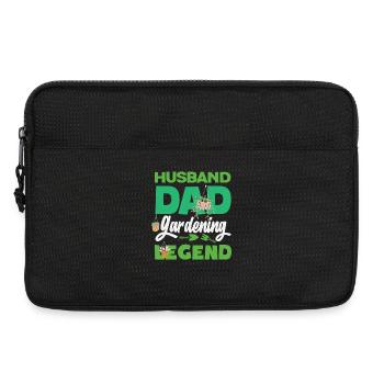 Ehemann Vater Gartenbau-legende Pflanzenliebhaber - Laptoptasche 13" - Schwarz - Vorne