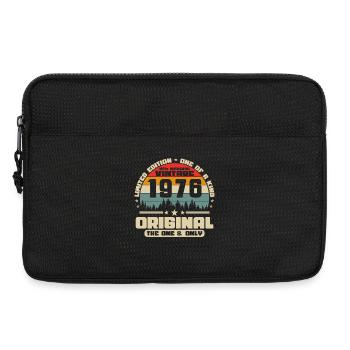 1976 Vintage Retro Geburtstagsgeschenk - Laptoptasche 13" - Schwarz - Vorne
