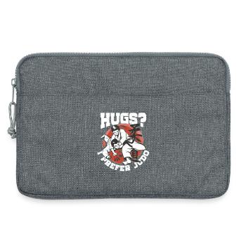 Câlins pour les arts martiaux de judo ? Je préfère le judo - Sacoche pour ordinateur portable 13 pouces - gris chiné - Devant
