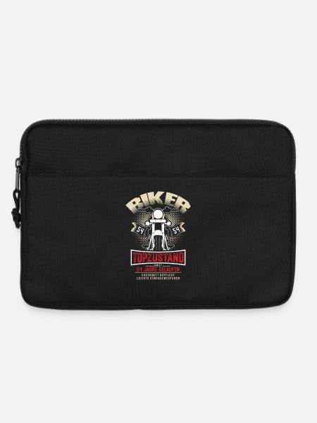54. Geburtstag Motorradfahrer Motorrad - Laptoptasche 13" - Schwarz