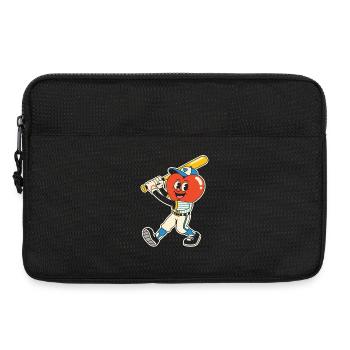 Herz Baseball - Laptoptasche 13" - Schwarz - Vorne