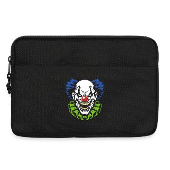 Demonic Clown with a Grinning Costume - Laptop bag 13" - black - Front