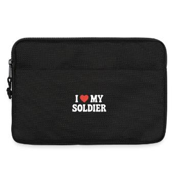 I love my Soldier - Laptoptasche 13" - Schwarz - Vorne