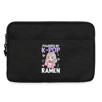 Powered By K-Pop Ramen - Laptoptasche 13" - Schwarz - Vorne