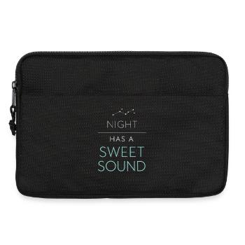 Night boating with - Laptop bag 13" - black - Front