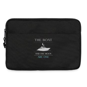 Night boating with - Laptop bag 13" - black - Front
