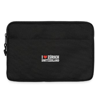 I love Zurich Switzerland - Laptop bag 13" - black - Front