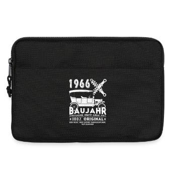 Jahrgang 1966 Geschenk 60. Geburtstag 60 jahre - Laptoptasche 13" - Schwarz - Vorne
