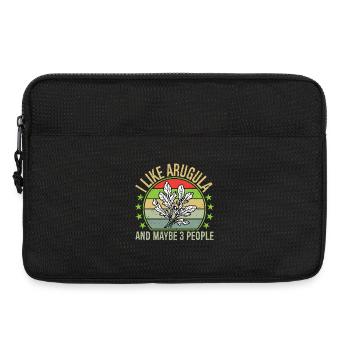 I Like Arugula And Maybe Three People Vintage - Laptoptasche 13" - Schwarz - Vorne