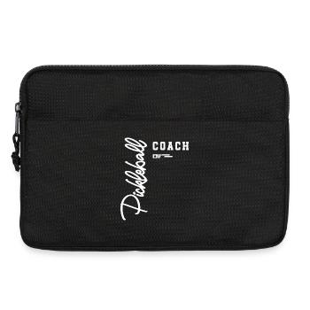 Terrain classique Pickleball Coach pour instructeurs - Sacoche pour ordinateur portable 13 pouces - noir - Devant