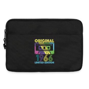Originalkassette von 1966 60th Anniversary 60 Year Tee - Laptoptasche 13" - Schwarz - Vorne