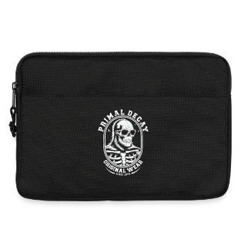 Skeleton Crest T-shirt - Laptop bag 13" - black - Front