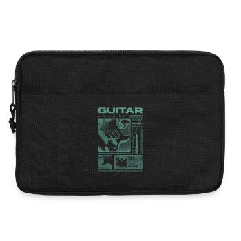 Gitarrist, Rockgitarrist, Streetwear-Musiker - Laptoptasche 13" - Schwarz - Vorne