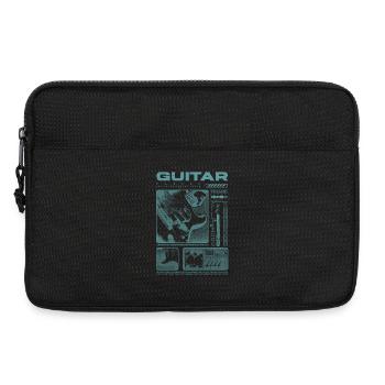 Gitarrist, Rockgitarrist, Streetwear-Musiker - Laptoptasche 13" - Schwarz - Vorne
