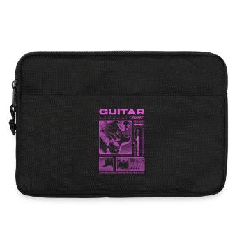 Guitariste Guitariste Rock Musicien streetwear - Sacoche pour ordinateur portable 13 pouces - noir - Devant