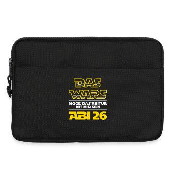 The Wars | Abi 2026 - Abitur - Gift - Laptop bag 13" - black - Front