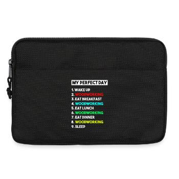 Master Woodworker Sawdust Maker Carpentry - Laptop bag 13" - black - Front