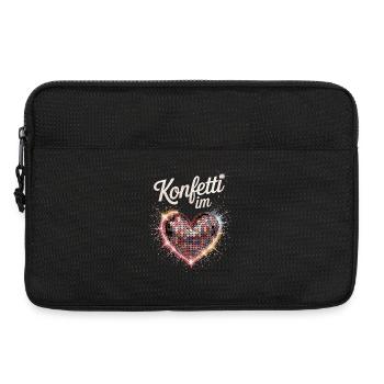 Confetti in the Heart Carnival Costume Women's Carnival - Laptop bag 13" - black - Front